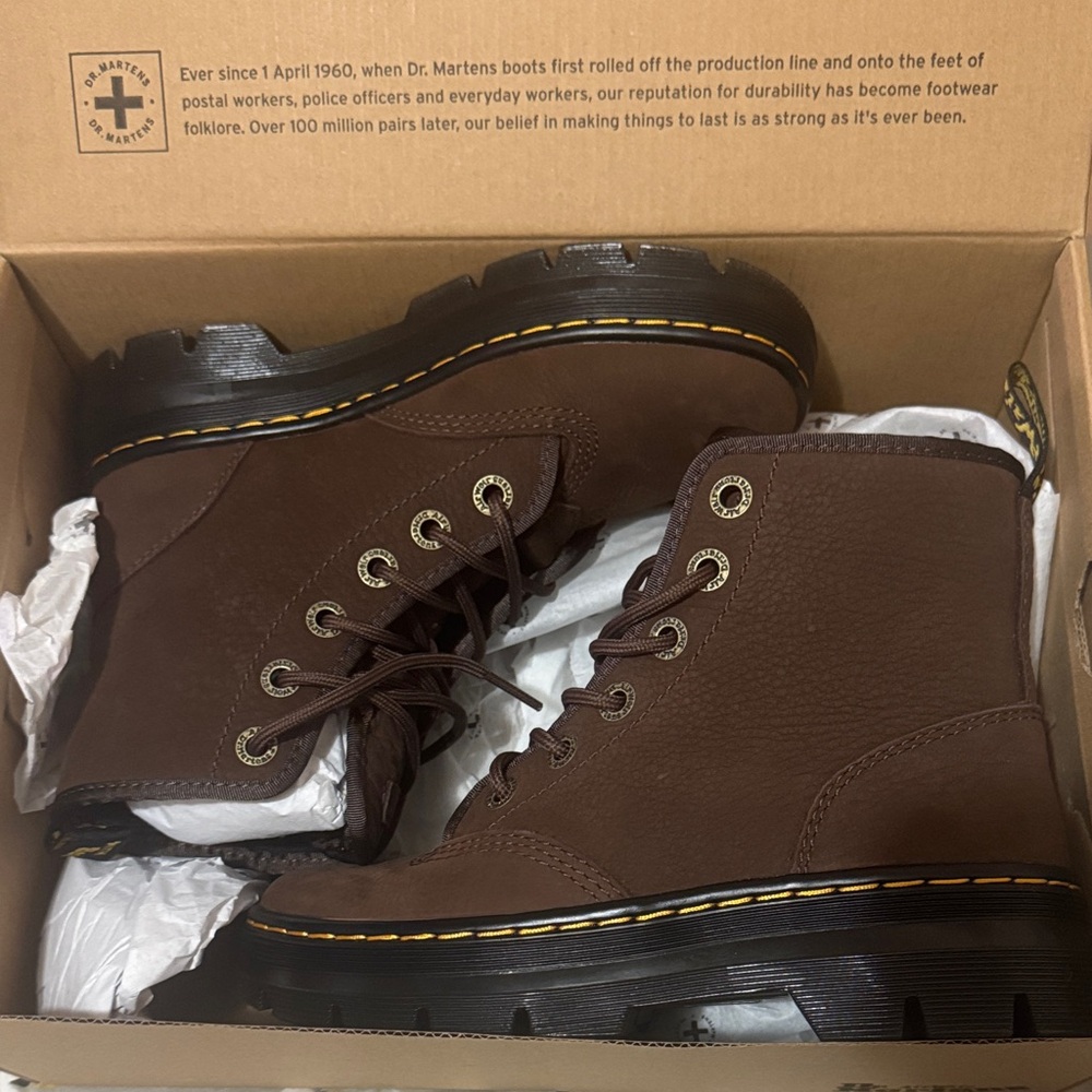 Dr. Martens Dark Brown women’s Boots - Picture 7 of 8